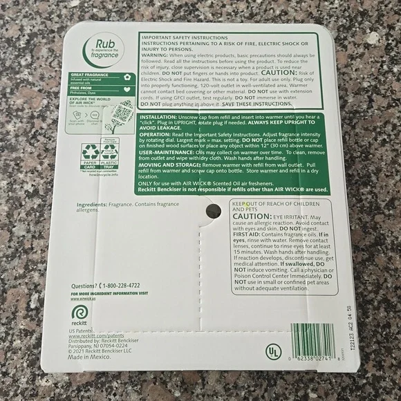 Air Wick Warmers and Refills - Picture 2 of 2